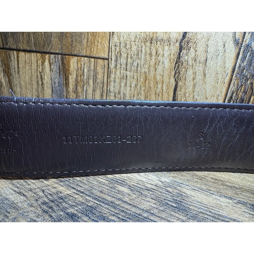 Tommy Bahama Brown Belt Sz S 30-32 Leather Lined Classic‎ Buckle